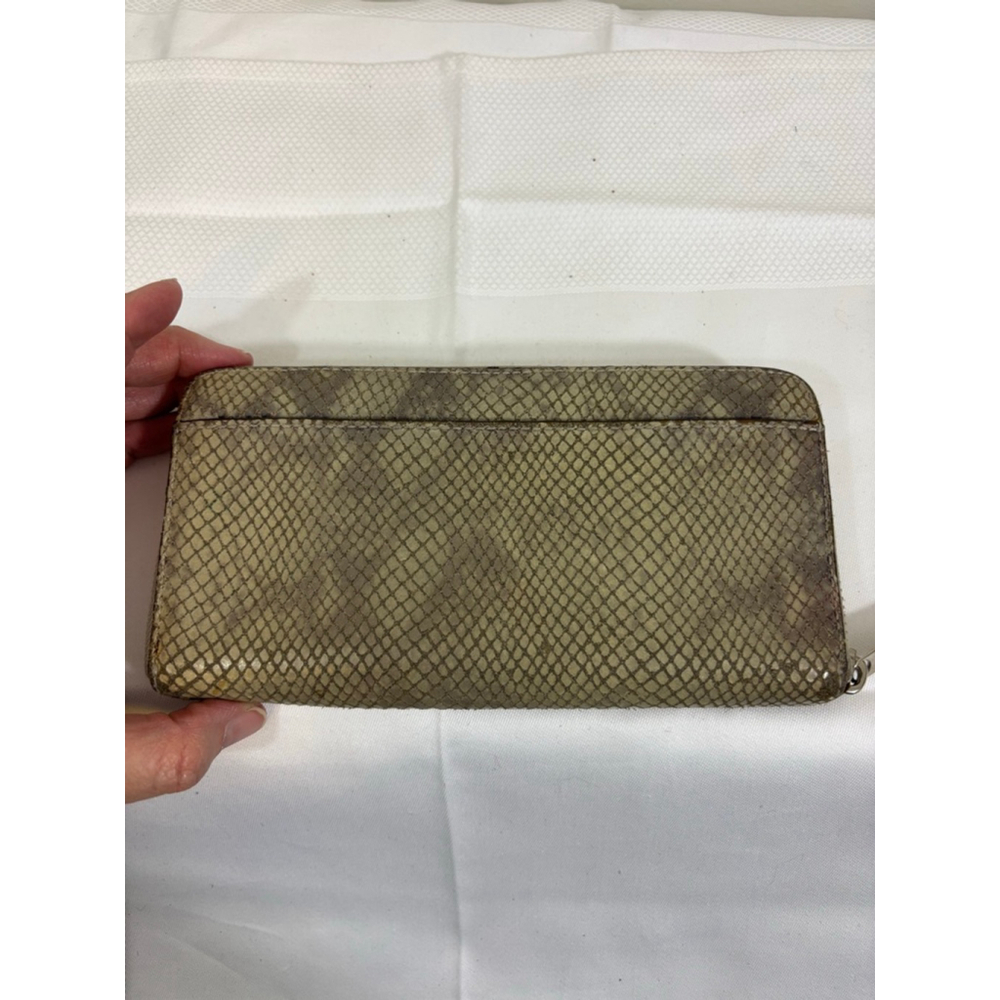 Women's Coach Python Embossed Zip Around Wallet T… - image 2